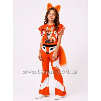 Лисиця New Style, Лисичка, Лиса, костюм Лисички, костюм Лисиці, костюм Лиси, брючний костюм для дівчаток