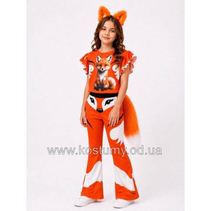 Лисиця New Style, Лисичка, Лиса, костюм Лисички, костюм Лисиці, костюм Лиси, брючний костюм для дівчаток