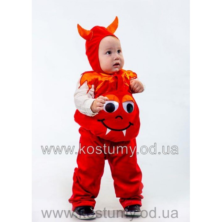  Чортеня, Дияволятко, костюм Чортеняти, костюм Дияволятка, костюм на Хелловін для малюка