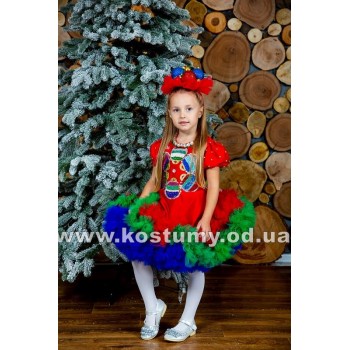 Ялинкова Іграшка дівчинка, Ялинковий Кулька, костюм Ялинкової Іграшки, костюм Ялинкової Кульки